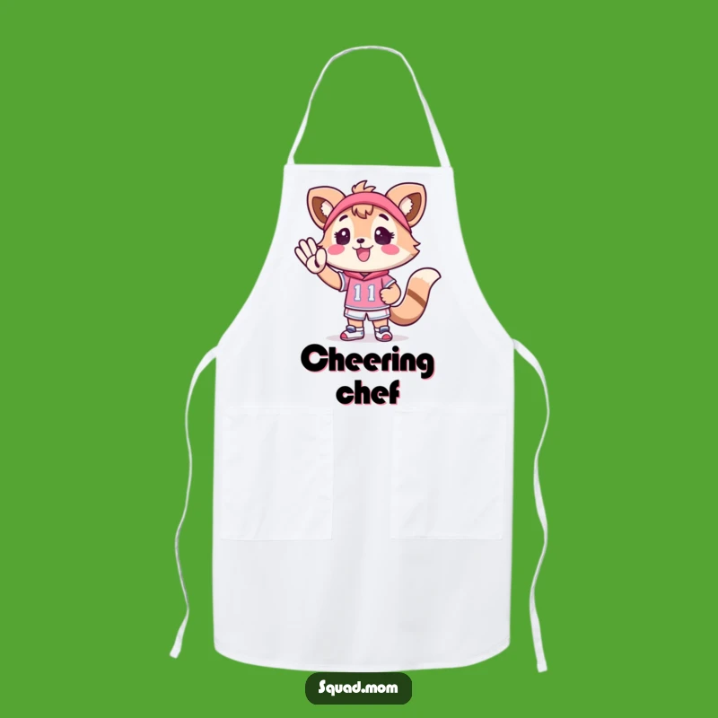 Funny Kawaii Mom Friend Apron - Cheerful Kitchen Support