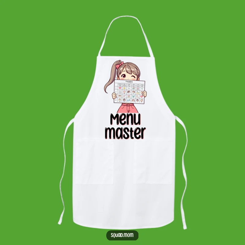 Funny Friendship Apron: Woman Planning Fun, Kitchen Organizer