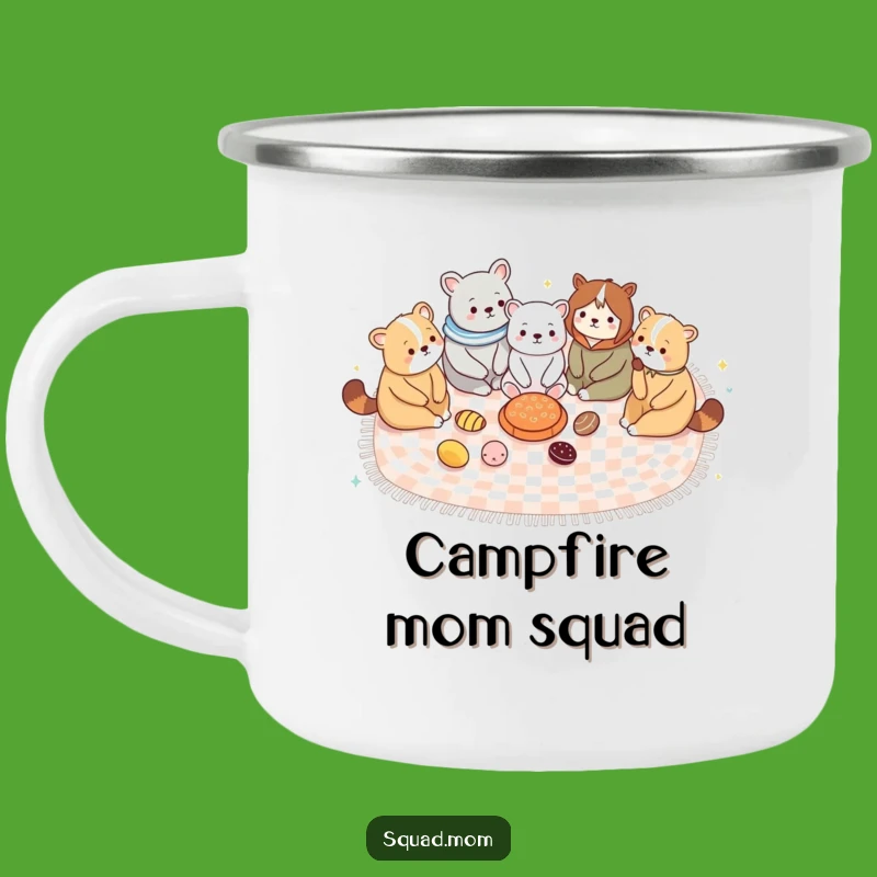 Funny Animal Moms Picnic Camping Mug: Hilarious Outdoor Gathering Gear