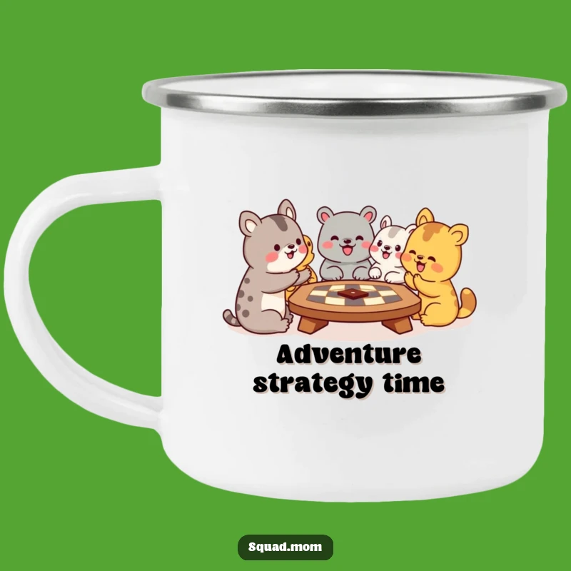 Funny Animal Board Game Camping Mug: Adventure & Laughs On The Go Gift