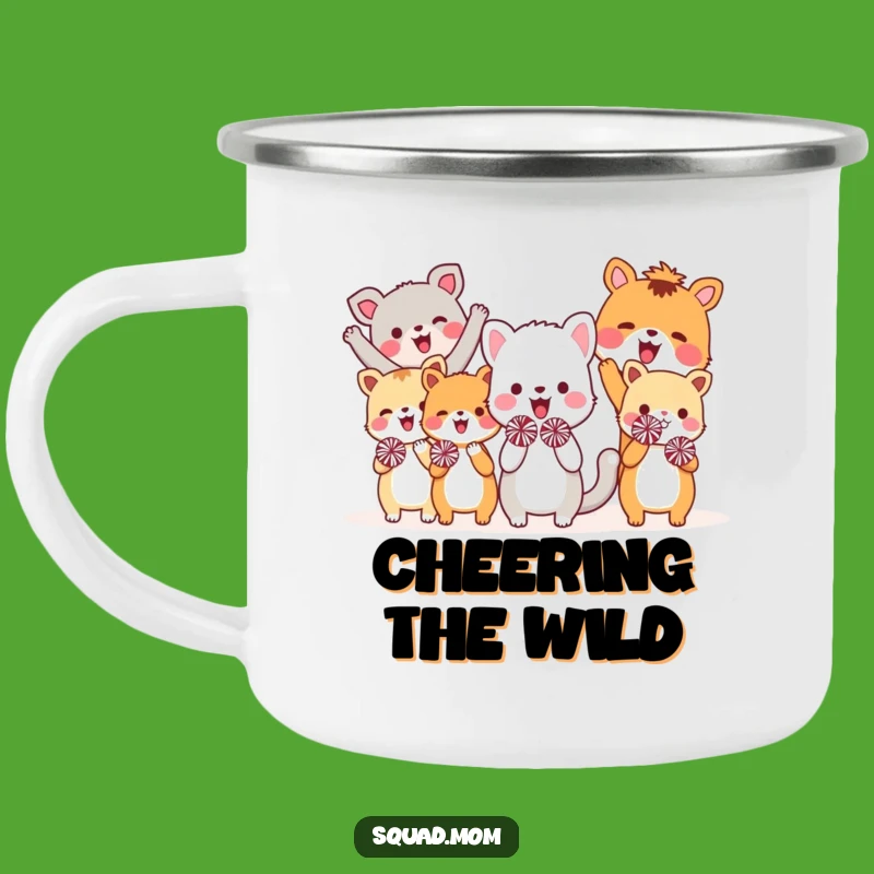 Funny Animal Friends Campfire Mug: Cheerful Sips & Outdoor Fun