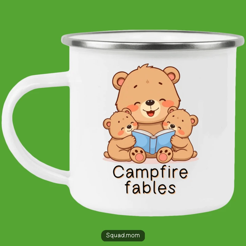 Funny Bear Mom Camping Mug: Cozy Sips and Bedtime Tales