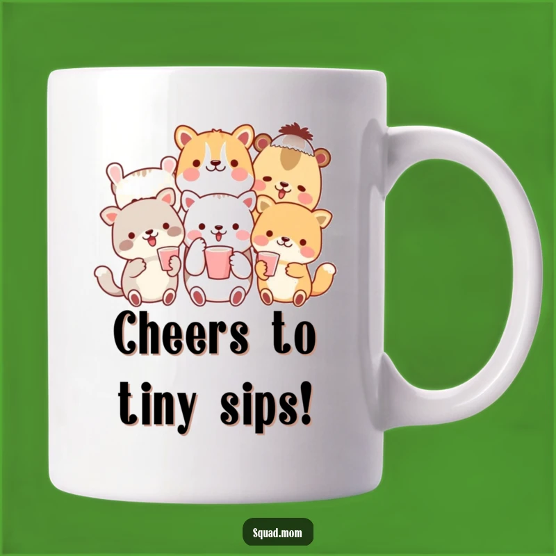 Funny Animal Friends Cheers Mug - Celebrate with Laughter - The Perfect Funny Gift!