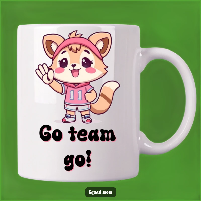 Funny Kawaii Mom Friend Cheer Mug - Support Tiny Athletes!
