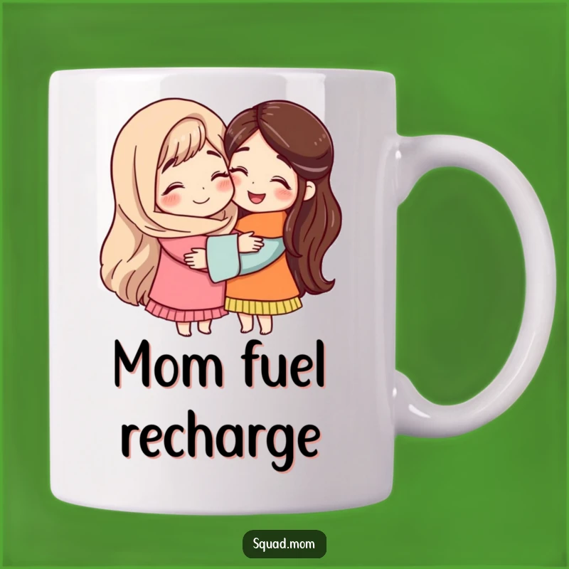 Heartwarming Mom Friend Hug Mug A Funny and Loving Gift for Mothers