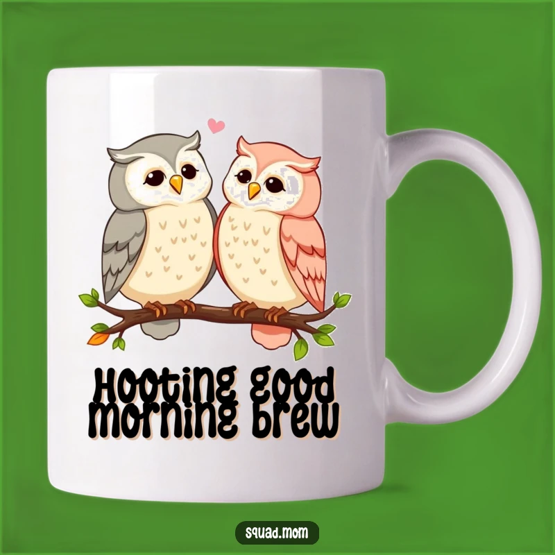 Funny Owl Moms Gossip Mug - Wise & Witty Bird Watching Gift