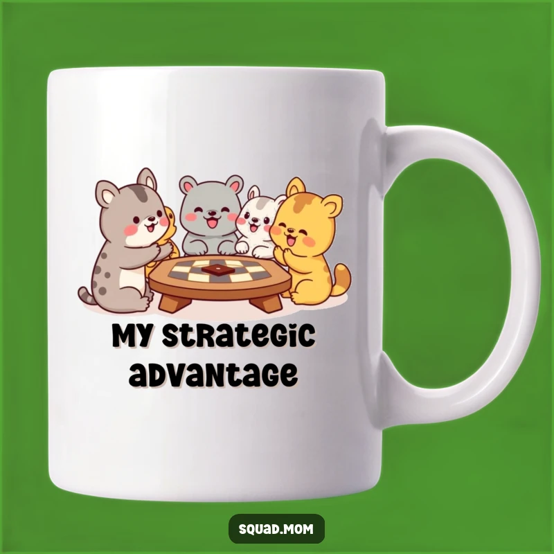 Funny Animal Board Game Mug: Hilarious Friends Enthusiastic Play, Perfect Gift