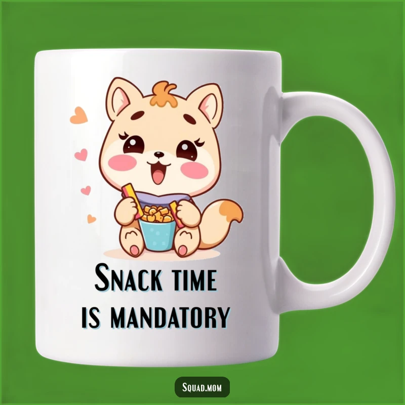 Funny Kawaii Mom Friend Snack Sharing Mug - Adorable Animal Mom Funny Gift!