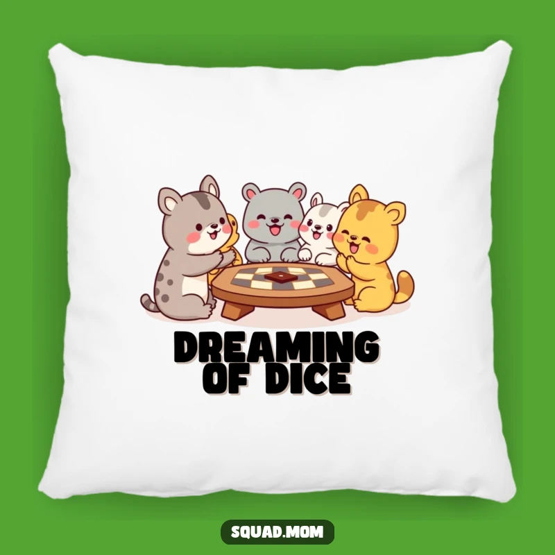 Funny Animal Board Game Pillow: Cozy & Comfy Hilarious Friends Comfort Gift