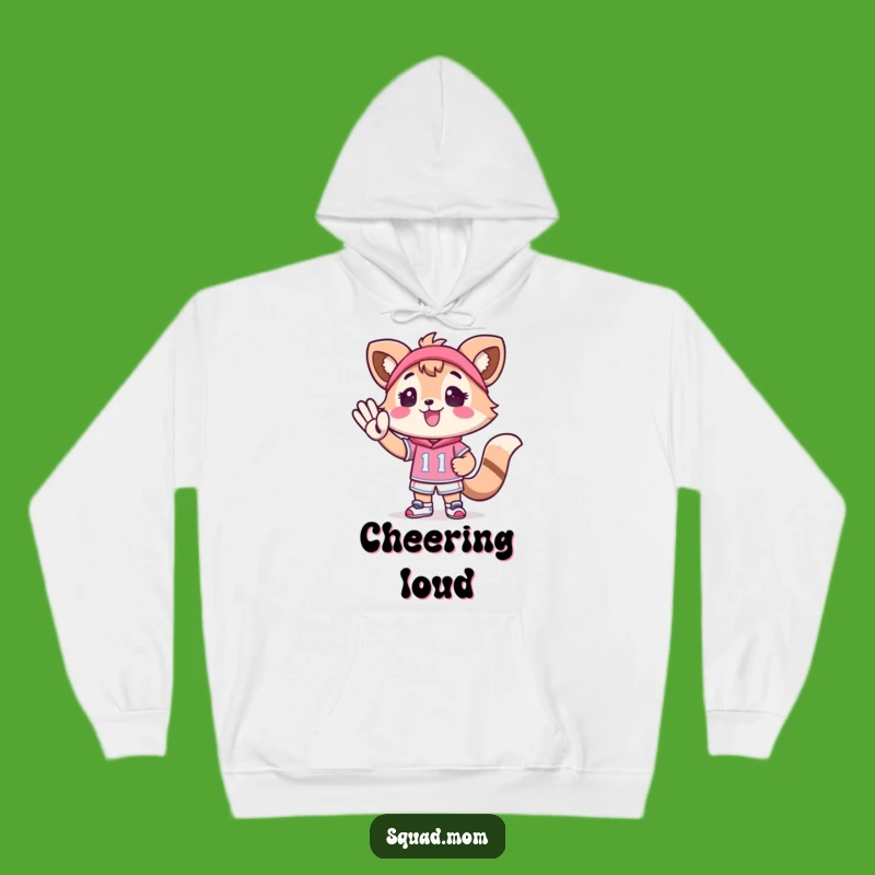 Funny Kawaii Mom Friend Cheer Hoodie - Warm Support Wear