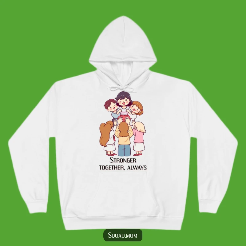 Funny Support Squad Hoodie: Women Lifting Friend, Cozy Hilarious Gift!