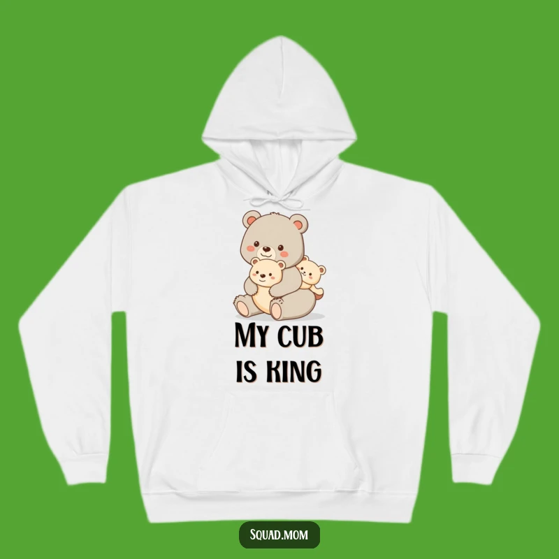 Cozy Funny Bear Mom Hoodie - Warm Hugs Gift