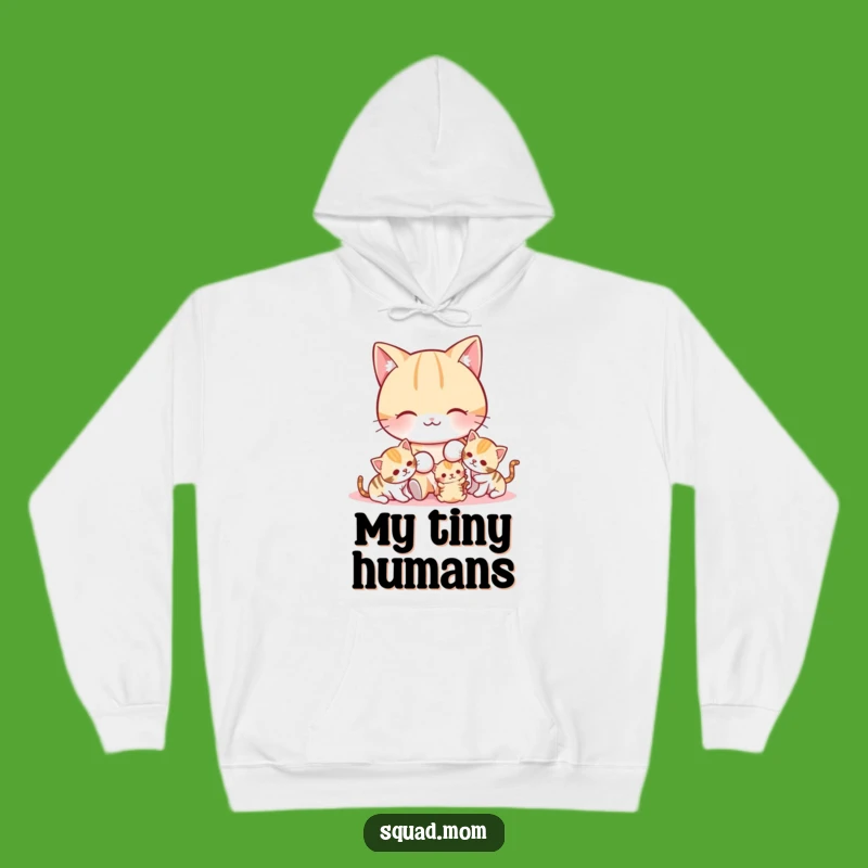 Funny Cat Mom Hoodie: Cozy Playtime Gift for Cat Lovers