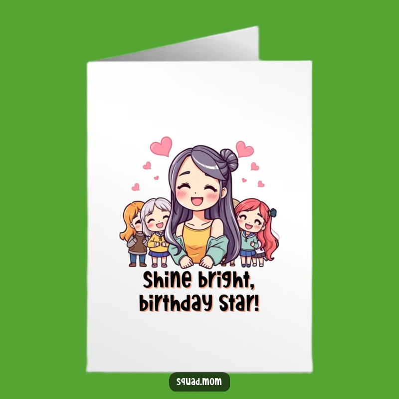 Free Printable Birthday Card: Happy Friend Group, Funny Downloadable Gift for Her