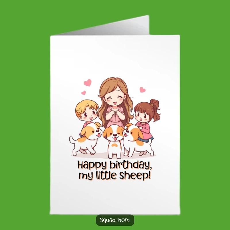 Free Printable Funny Birthday Card: Puppy Herder Theme, Hilarious Downloadable Gift!