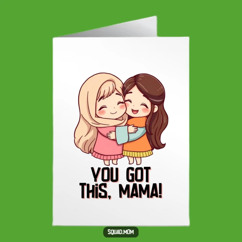 Free Printable Mom Hug Congrats Card: Supportive Downloadable for Fellow Moms