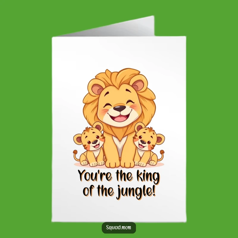 Free Printable Lion Mom Congrats Card - Powerful Pride Celebration Download