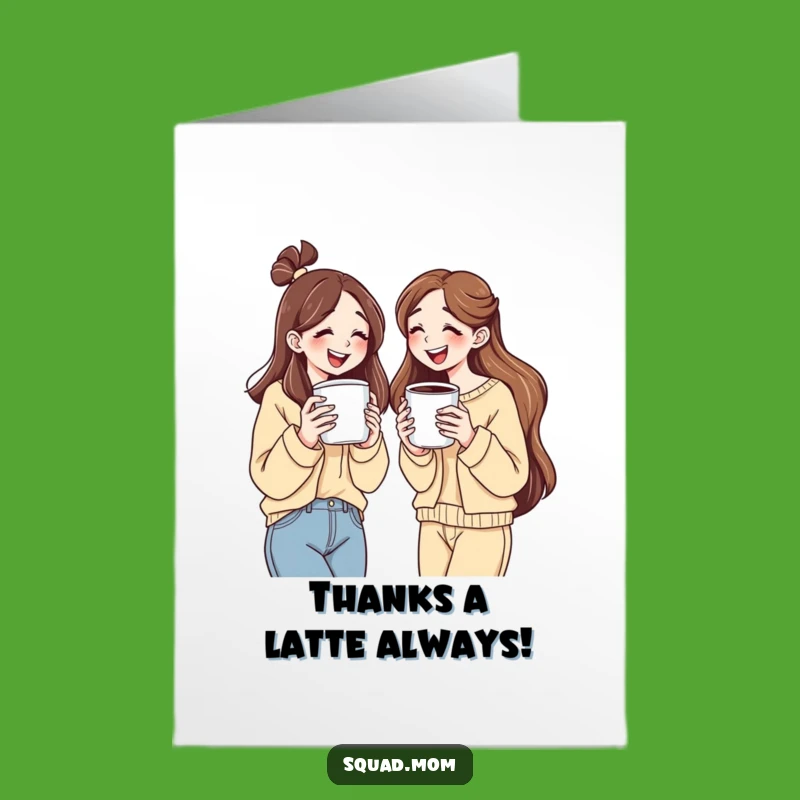 Free Printable Thank You Card: Coffee & Thanks - DIY Downloadable