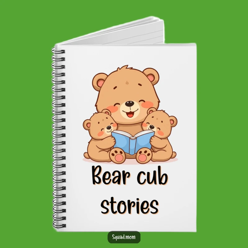Funny Bear Mom Notebook: Jot Down Stories with Motherly Love