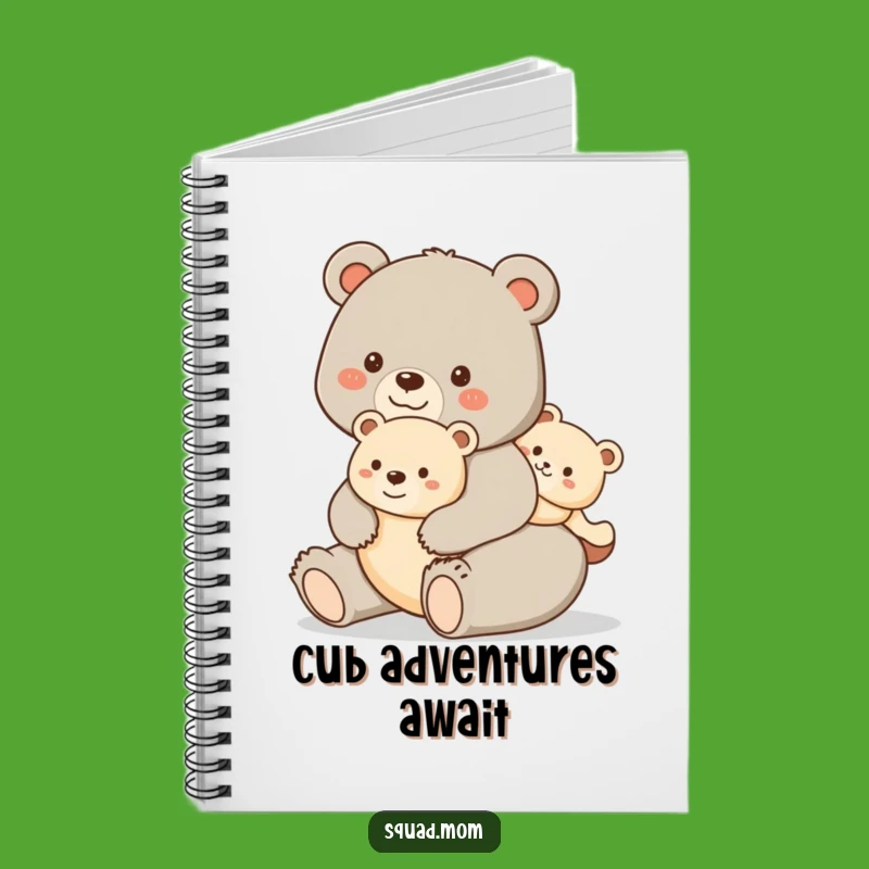 Funny Bear Mom Notebook - Journal Your Adventures Gift