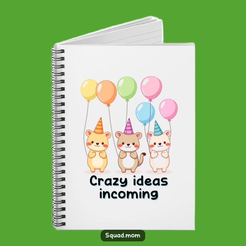 Funny Animal Party Notebook: Jot Down Party Plans & Laughs Gift
