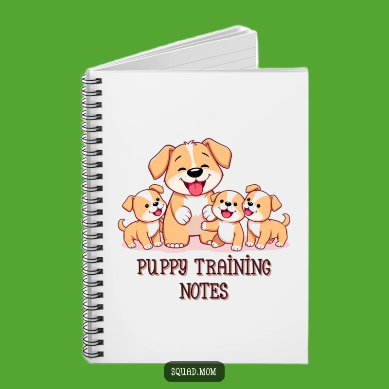 Funny Dog Mom Notebook: Determined Fetch-Teaching Puppies, Humorous Journal Gift Idea