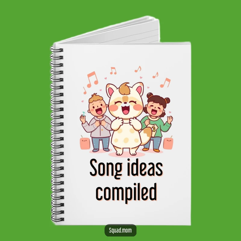 Funny Kawaii Mom Singalong Notebook - Jot Down Musical Thoughts Hilariously!