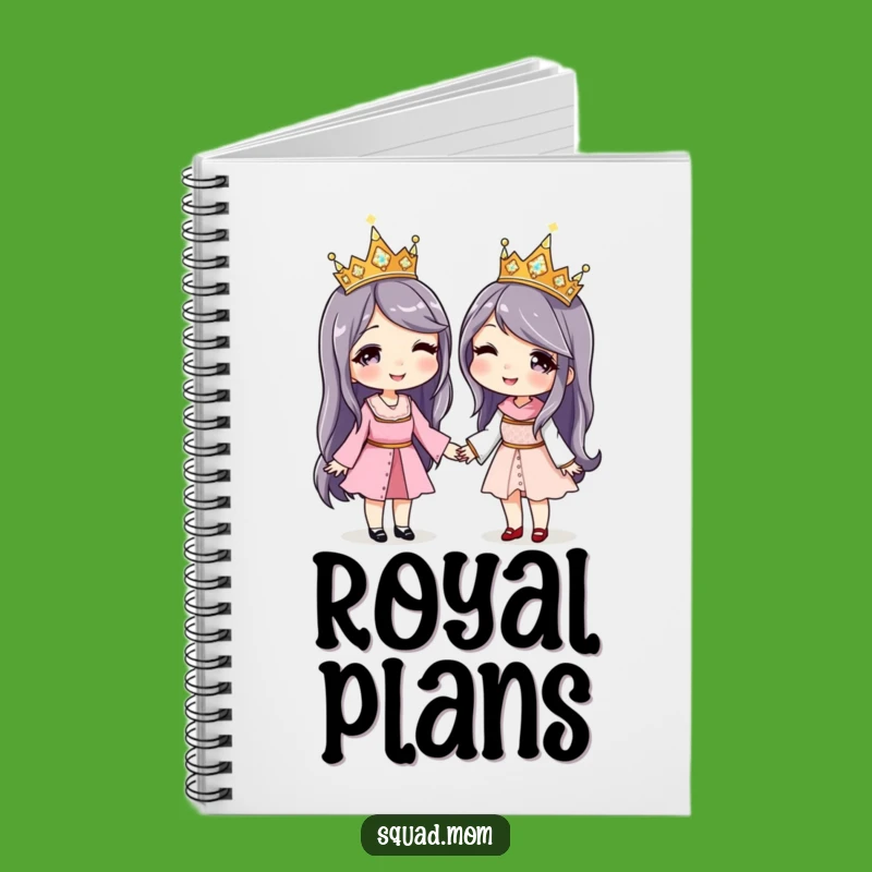 Funny Matching Crowns Notebook: Journal Your Royal Adventures - Creative Gift
