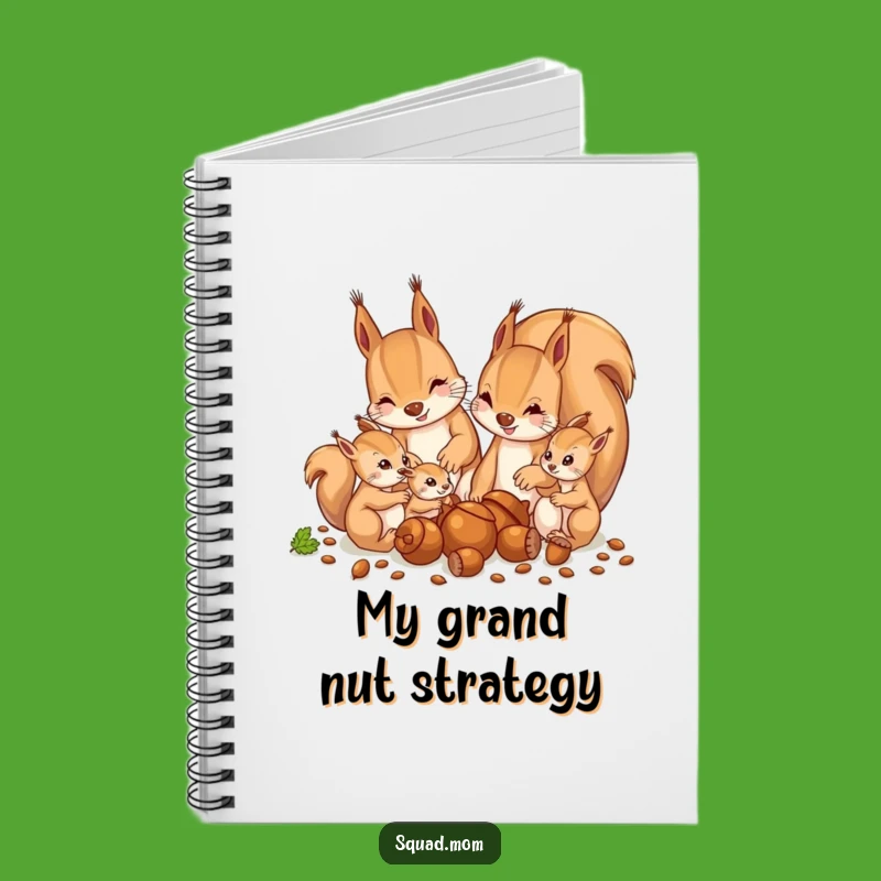 Funny Squirrel Acorn Notebook: Gathering Ideas, Hilarious Journal Gift