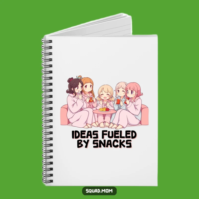 Funny Pajama Party Notebook: Women Sharing Snacks, Journal Your Fun