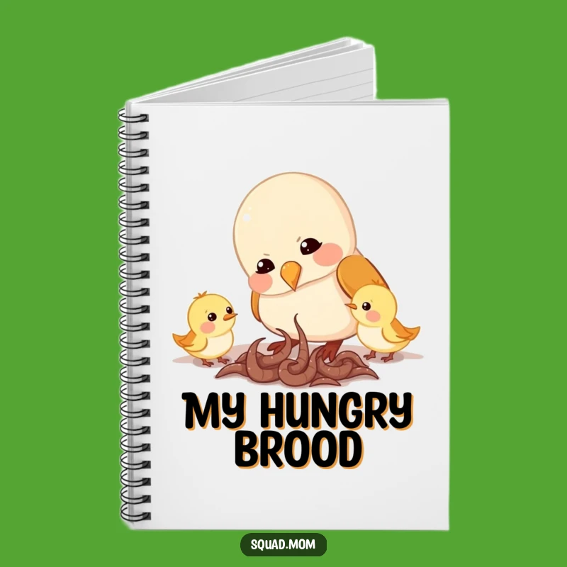 Funny Mama Bird Notebook: Journal Your Care, Feeding Worms & Chicks Gift