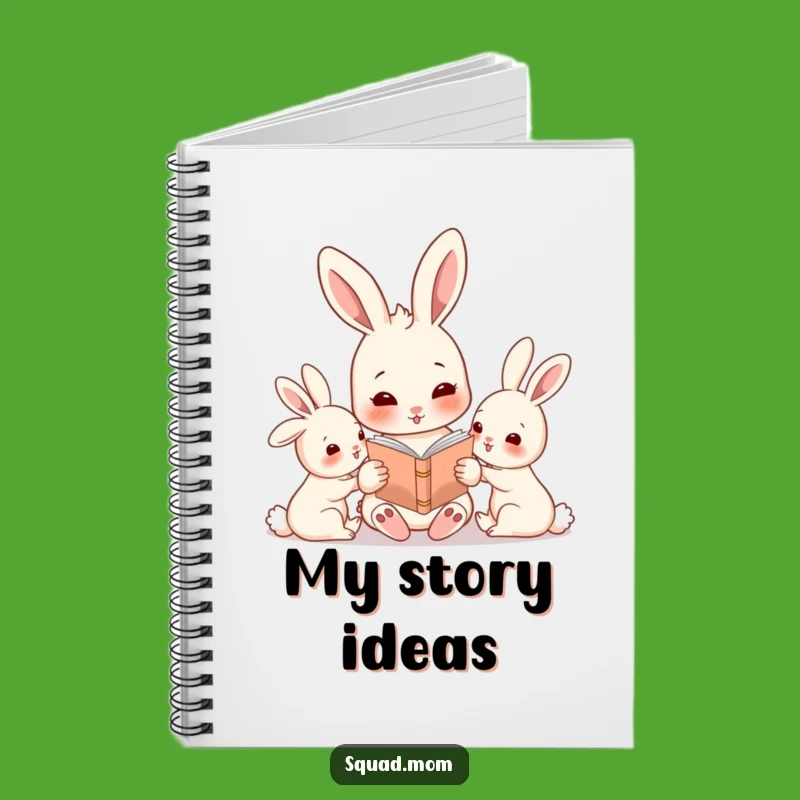 Funny Rabbit Mom Notebook: Cute Storytelling Journal for Moms