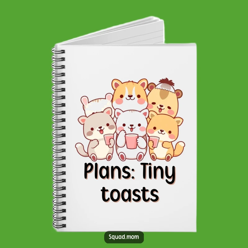 Funny Animal Friends Celebration Notebook - Jot Down Happy Thoughts - Awesome Funny Gift!