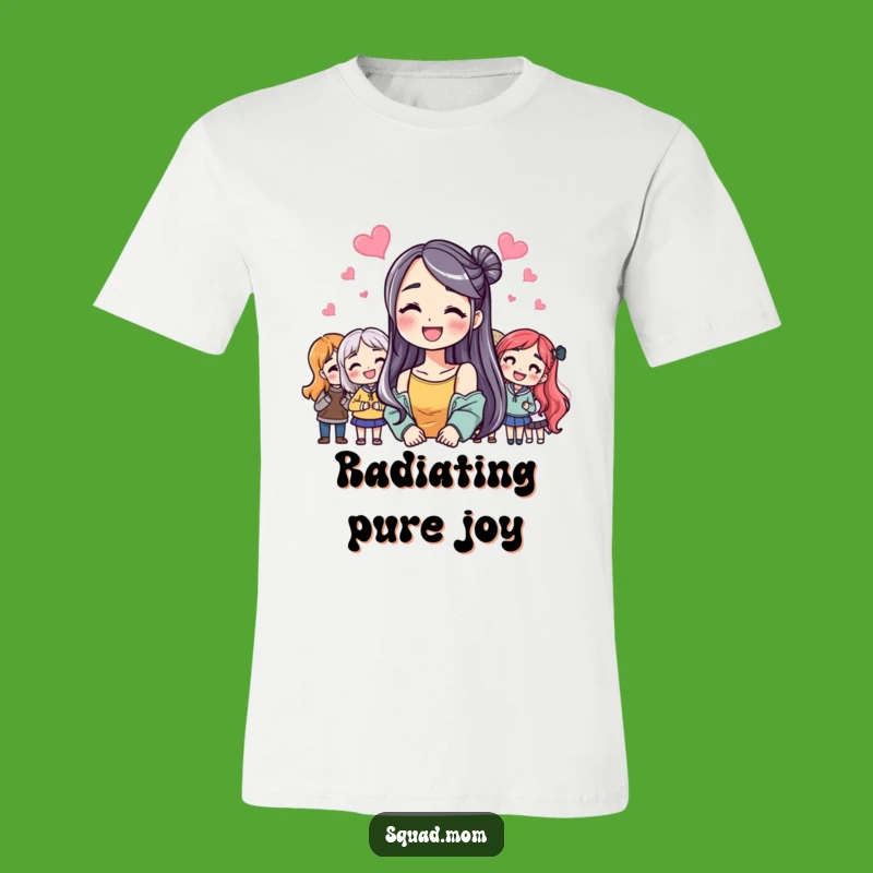 Funny Friendship Smile T-Shirt: Happy Woman with Friends, Awesome Hilarious Gift!