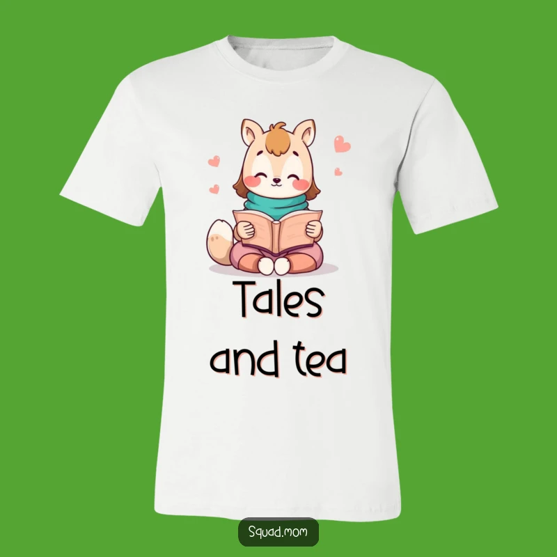 Funny Kawaii Mom Friend Story T-Shirt - Cozy Reader Style