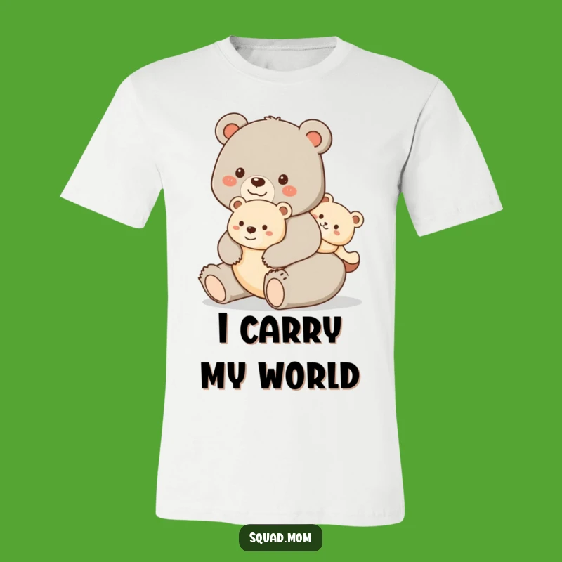 Funny Bear Mom & Cub T-Shirt - Cozy & Fun Gift