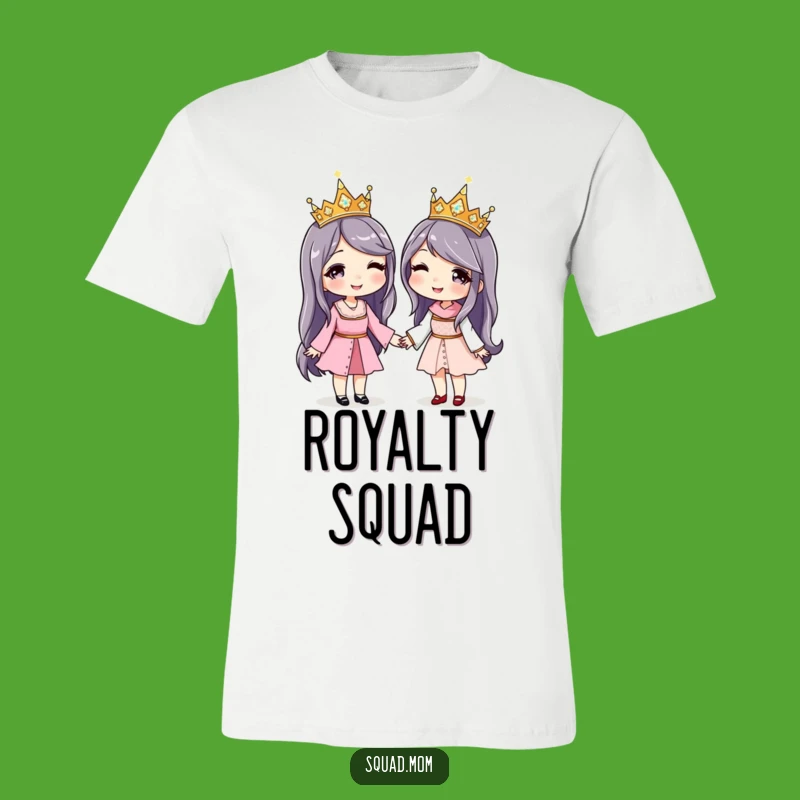 Funny Matching Crowns T-Shirt: Royal Besties Squad - Great Gift