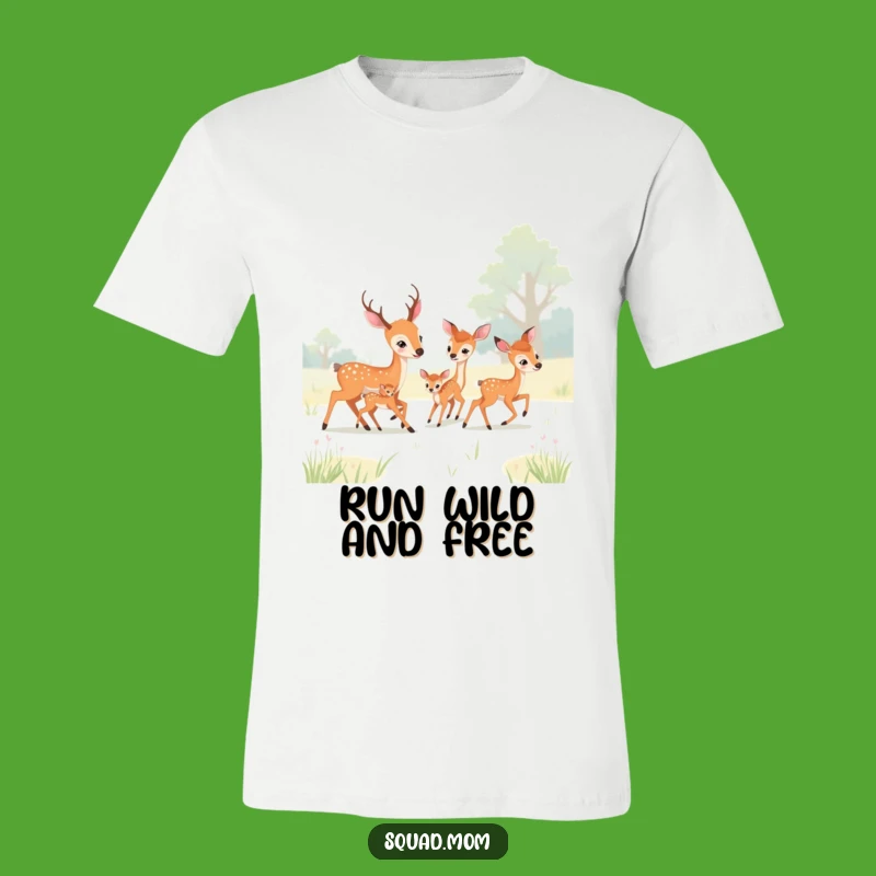 Funny Deer Moms T-Shirt - Meadow Tag Tee - Hilarious Gift