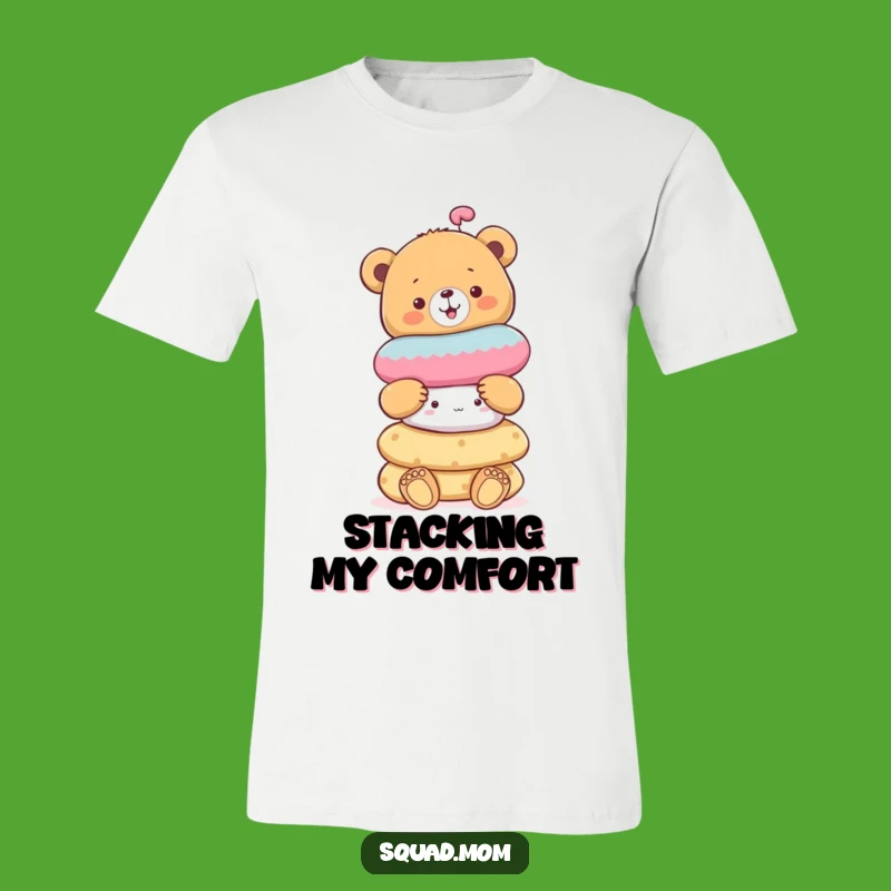 Funny Bear Cub T-Shirt: Cheerful Toy Balance Tee Gift