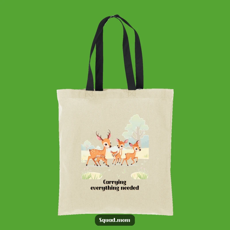 Funny Deer Moms Tote Bag - Meadow Tag - Practical & Hilarious Gift