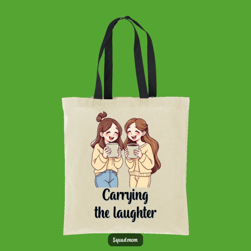 Funny Coffee Lovers Tote Bag: Giggle Brew Carry-All - Eco Gift