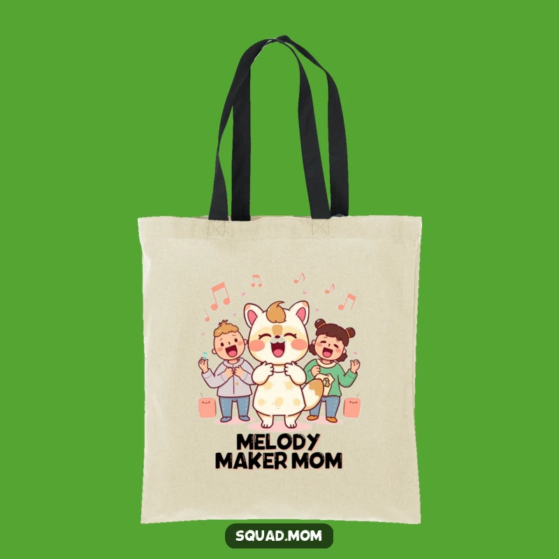 Funny Kawaii Mom Singalong Tote Bag - Cute Musical Mom Carry-All!