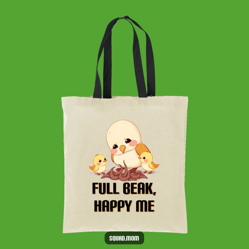 Funny Mama Bird Tote Bag: Carry Love, Feeding Worms & Chicks Gift