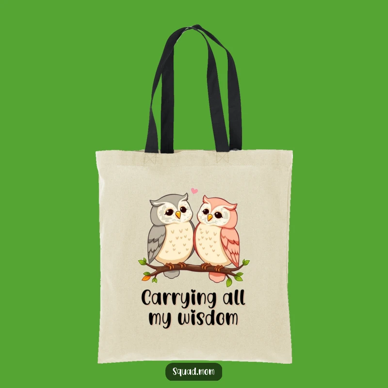 Funny Owl Mom Tote Bag - Gossip Birds - Practical & Hilarious Gift