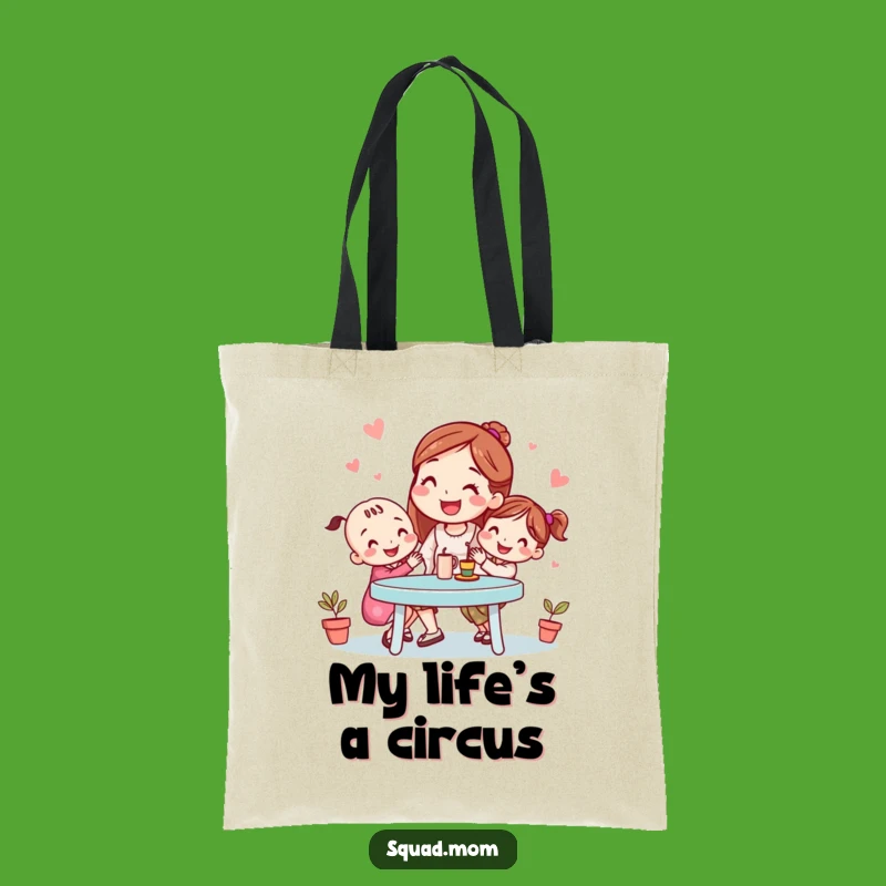Funny Mom Friend Playdate Tote Bag - Chic and Hilarious Gift for Errands