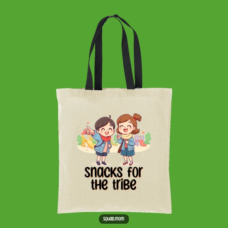 Funny Mom Friend Playground Tote Bag - Chic and Hilarious Gift for Park Trips